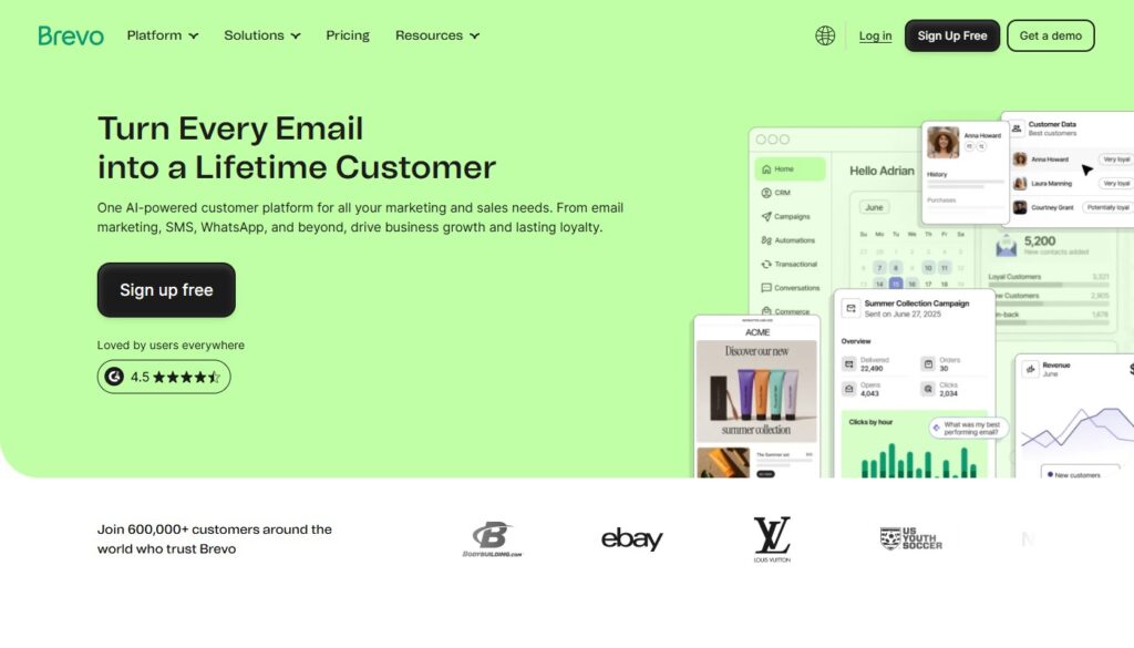 TOP 5 ONLINE MARKETING TOOLS FOR SMALL BUSINESSES brevo