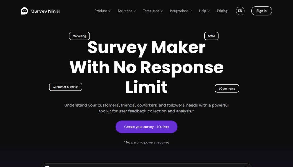 TOP 5 ONLINE MARKETING TOOLS FOR SMALL BUSINESSES surveyninja